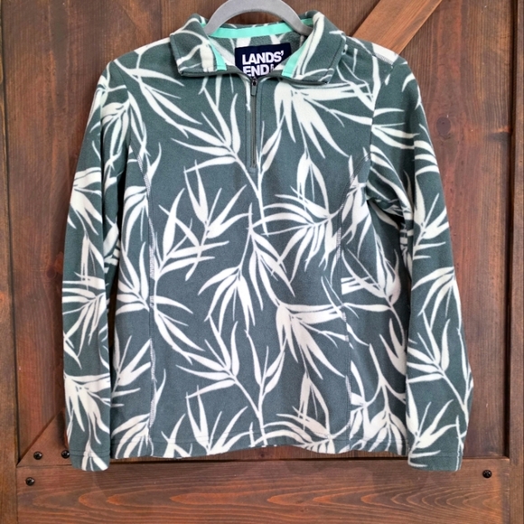 Lands' End 1/4 Zip Fleece Pullover Size XS/P - Picture 1 of 4